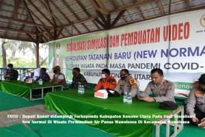 Persiapkan New Normal, Bupati Konut Apresiasi Kepatuhan Masyarakat Konut Terhadap Protokol Covid-19