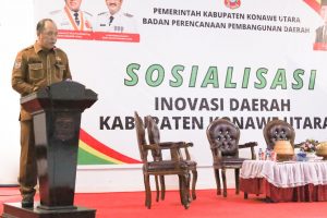 BUPATI KONUT BUKA KEGIATAN SOSIALISASI TENTANG INOVASI DAERAH