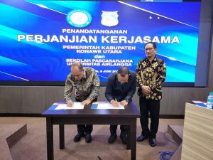 TERUS BERUPAYA TINGKATKAN SDM DI KONAWE UTARA, H. RUKSAMIN TANDATANGANI MoU BERSAMA UNIVERSITAS AIRLANGGA