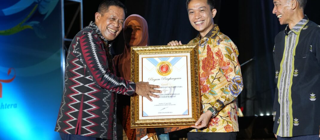 TERBAIK KEDUA DI SULAWESI TENGGARA, KONUT RAIH NILAI IPKD 76,647