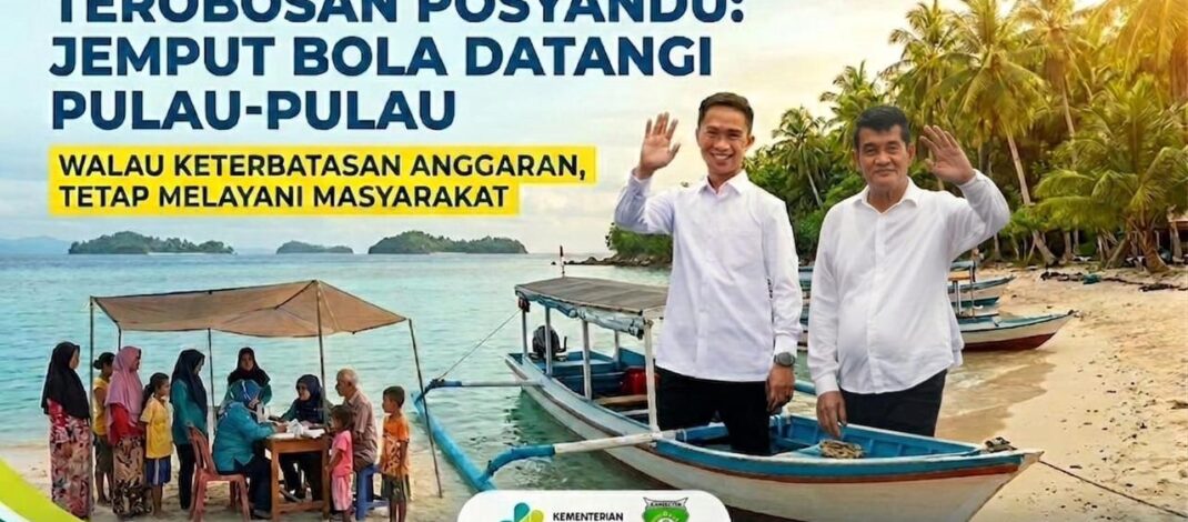 LAWAN KENDALA GEOGRAFIS, BUPATI KONAWE UTARA HADIRKAN LAYANAN KESEHATAN JEMPUT BOLA DI KEPULAUAN