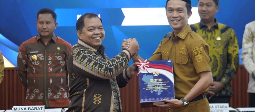 KONSISTEN KELOLA KEUANGAN DAERAH, PEMKAB KONAWE UTARA KEMBALI DIANUGERAHI WTP OLEH BPK RI