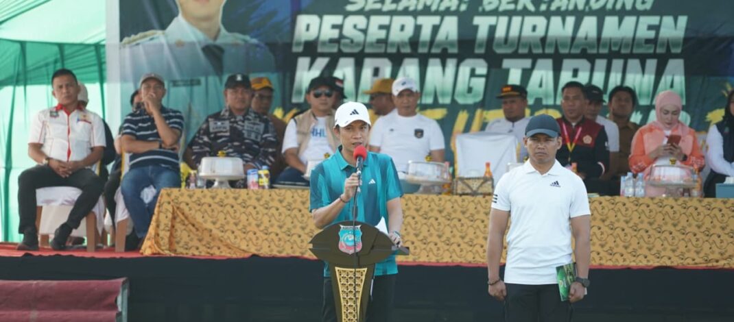 BUPATI H. IKBAR BUKA TURNAMEN KARANG TARUNA KONAWE UTARA CUP I, DORONG LAHIRNYA ATLET LOKAL BERPRESTASI