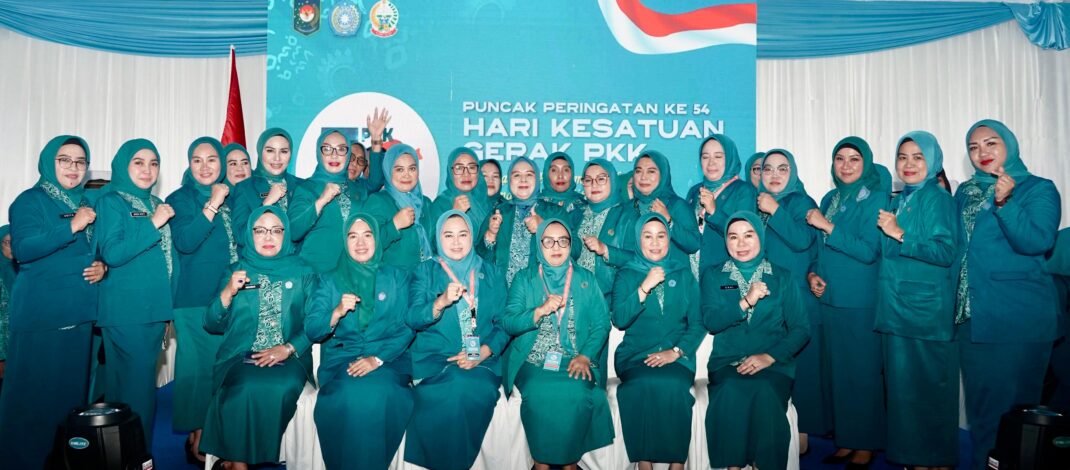 Semangat HKG PKK ke-54 Menggema di Makassar, TP PKK Konawe Utara Siap Dukung Asta Cita Menuju Indonesia Emas 2045