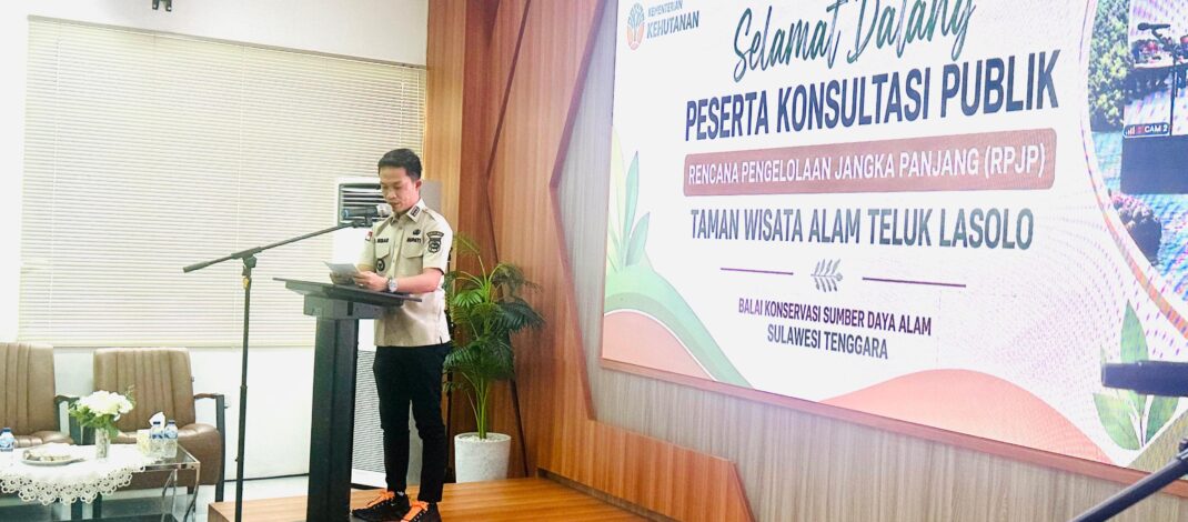 KONSULTASI PUBLIK PENYUSUNAN RPJP TWA TELUK LASOLO 2026–2035 DIGELAR, WUJUDKAN KESEIMBANGAN LESTARI DAN KESEJAHTERAAN MASYARAKAT