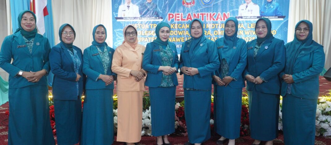 PEMDA KONAWE UTARA LANTIK DELAPAN KETUA TP PKK KECAMATAN MASA BAKTI 2025–2030, PERKUAT SINERGI WUJUDKAN KELUARGA SEJAHTERA