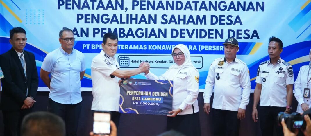 WAKILI BUPATI KONAWE UTARA, H. ABUHAERA BUKA SOSIALISASI PENGALIHAN SAHAM DESA, TEGASKAN PENTINGNYA TATA KELOLA TRANSPARAS