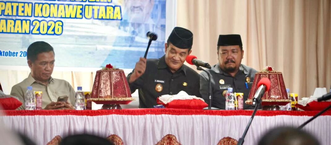 SAH! APBD PERUBAHAN KONAWE UTARA 2026 DITETAPKAN, BUPATI TEKANKAN PERCEPATAN PROGRAM PRO-RAKYAT